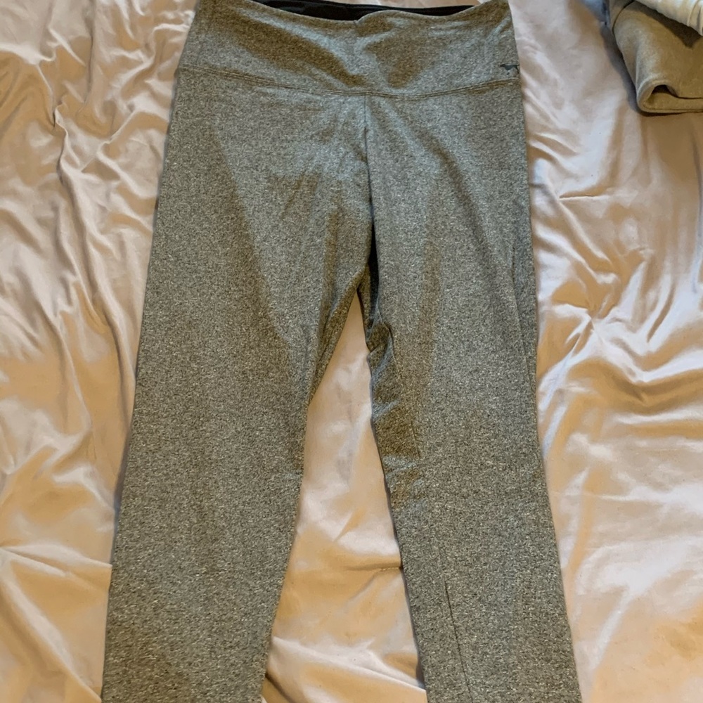 Gray Pink Victoria Secret yoga leggings